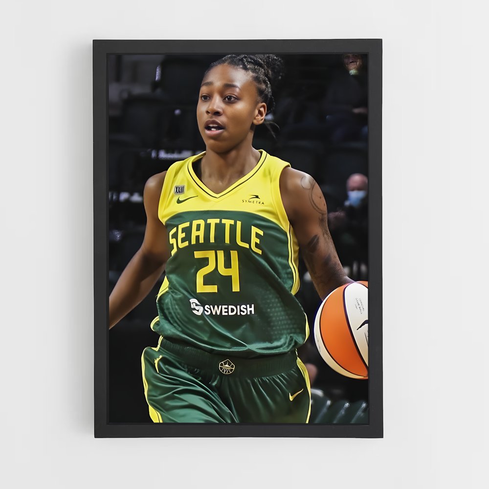 Poster Jewell loyd – affiche Basketball (vue 2)